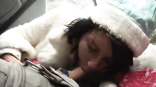 Two drunken Santa Clauses fucked the Snow Maiden