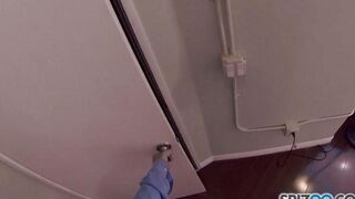 Fucked in stockings by a depraved whore who loves to have sex