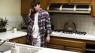 A real incest - his brother in her vagina planted