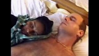 A drunken black girl is at the mercy of her visitor