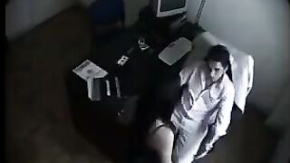 A hidden camera secretly filmed a massage session in the cabin
