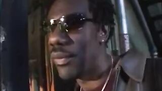 Thick black guy enjoys anal sex and big dicks in his ass