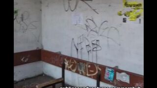 Babe was picked up at the bus stop and fucked