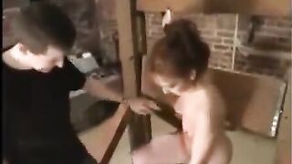 Sex sadomaso with a cute, good-looking girl tied up and pleasured