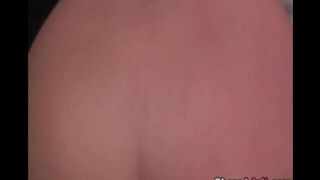 A mature blonde with big natural boobs gets fried by a guy on the couch