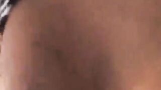 A busty brunette woman collected sperm and made a hot blowjob