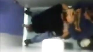 The camera in the toilet caught two guys jerking off