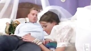 Sexy bride has a group sex on her wedding night in a special collection