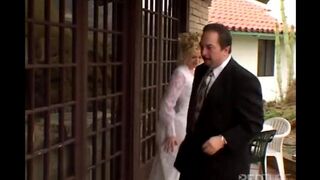 The bride herself is fucking with another man on her wedding day