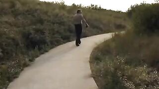 An Indian girl was fucked by two muscular men