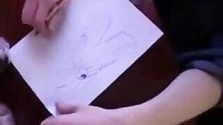 Instead of lessons, the son fucked his mother in stockings and pantyhose