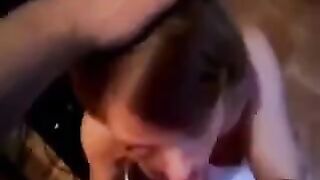 I did not expect that after a blowjob he would finish on her