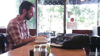 The young guy picked up an Asian girl in the cafe and fucked her hard