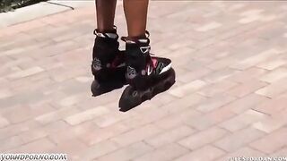 Rude anal sex with a tanned Latin beauty in HD