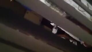 The guy shoots sex of his neighbors with a hidden camera