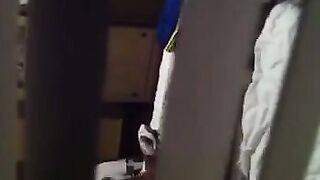 The guy shoots sex of his neighbors with a hidden camera