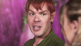 Peter Pan fucked two hot mermaid babes in an FFM threesome
