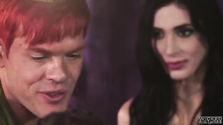 Peter Pan fucked two hot mermaid babes in an FFM threesome