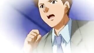 Hentai about peeping on a girl masturbating herself