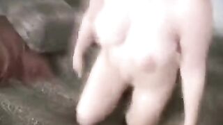 The man made a bare patch to make it easier for his wife to perform oral sex