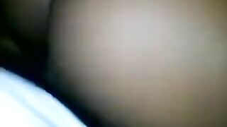 A cute black chick gave a stunning performance while riding on a dick
