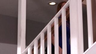 Babe Morgan Lee fucks her girlfriend with a strapon