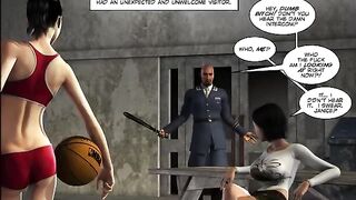 Bitch drawn in porn comics to please the husband's insatiable desires