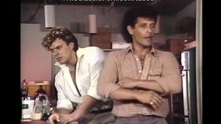 Retro swingers fuck with their parents in a wild orgy scene