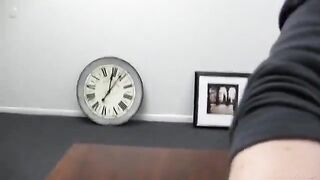 Girl with cancer at porn casting, you can see her
