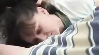 Stepdaughter gets fucked by her step daddy and step mom in an orgy