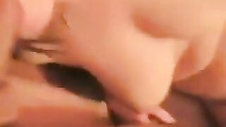 The girl spreads her legs to show everyone her shaved pussy with a clitoris