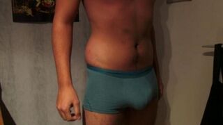 A man came in his pants from overexcitation