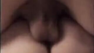 A cute young girl is fucking with her boyfriend