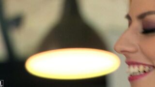 The beautiful woman in stockings has anal sex, it was awesome