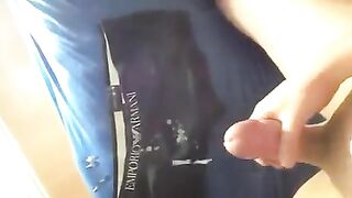 The guy masturbated, but no sperm was released