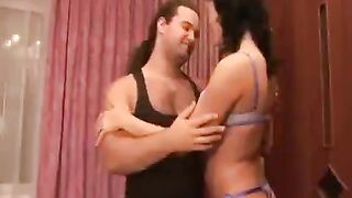 Girl was fucked in unusual gymnastic poses
