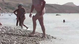 Nudist beach in Crimea, Russia - Eporn