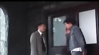 A young Japanese girl is being bullied and tied up naked