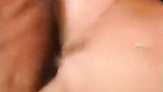 The slut was launched in a circle in the club, a wild night scene