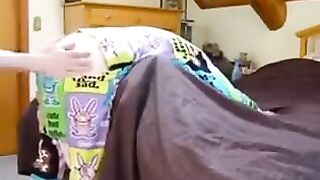 A girl with a collar is being fucked by her brother in a steamy scene