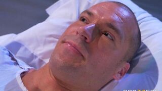 A patient was given the breast to suck by a bad nurse