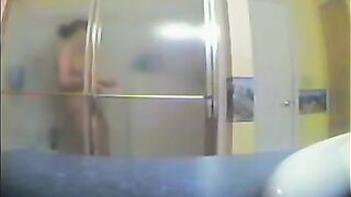 A girl took shower not knowing there was a hidden cell camera