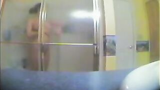 A girl took shower not knowing there was a hidden cell camera