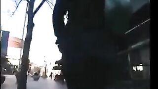 Picked up a girl in the shop and fucked her at home with another guy