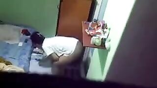 The hidden camera has been installed in the girl’s room in the hostel