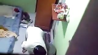 The hidden camera has been installed in the girl’s room in the hostel
