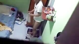 The hidden camera has been installed in the girl’s room in the hostel