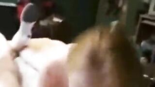 The guy grabbed the girl and put her in the back seat
