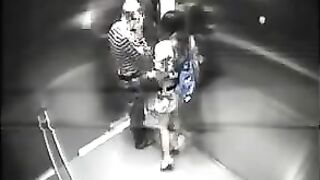 Another couple fucked in the hidden hotel room chamber