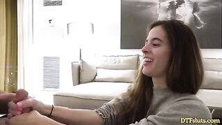 Fit slut Abbie Maley fucked hard by James Deen